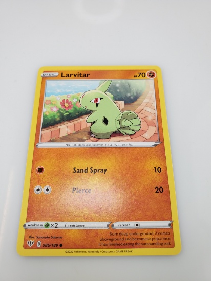 Larvitar Basic Pokemon Card