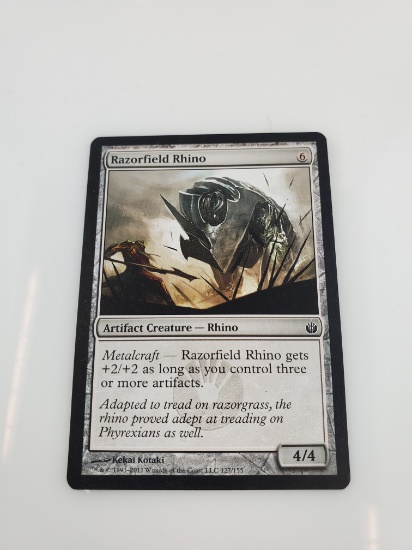 Razorfield Rhino Magic The Gathering Card