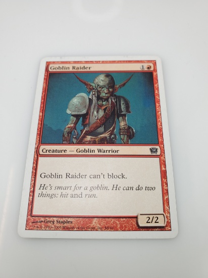 Goblin Raider Magic The Gathering Card