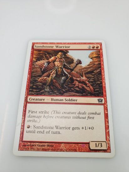 Sandstone Warrior Magic The Gathering Card