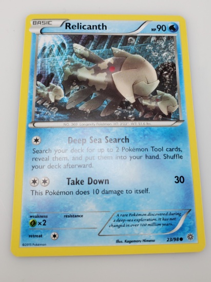 Relicanth Pokemon Basic Card