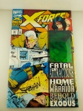 X-force Anniversary Issue #25 Holo Cover Autographed By Fabian Nicieza Numbered W/ Coa