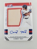 Corey Ray Silhouette Signatures Auto Numbered 12/25 Baseball Card
