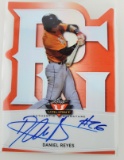 Perfect Game Variant Die Cut Holo Daniel Reyes Auto Numbered