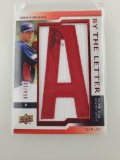 Drew Pomeranz By The Letter Auto Patch Card Numbered