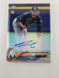 Topps Chrome Dillon Peters Auto Numbered