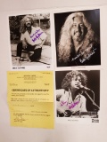 Lot Of 3 Arlo Guthrie Autographed 8x10 Photos