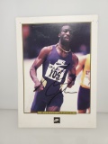 Michael Johnson Autographed Photo Appears To Have Been An Advertisement For Nike