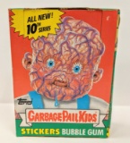 UNOPENED 1987 10TH SERIES GARBAGE PAIL KIDS FULL WAX BOX WITH POSTER