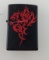 Zippo Lighter W/ Red Dragon Design