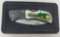 Green Tractor Knife In Tin