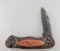 Wood & Copper (possibly) Folding Knife