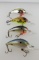 Lot Of 4 Bomber Model A Fishing Lures