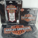3 Harley Davidson Sew On Pathces New