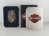 Harley Davidson Zippo Brand Key Chain In Box