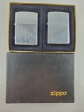Lot Of 2 Vintage Zippos
