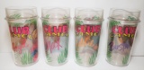 Set Of 4 Club Camel Plastic Tumblers From 1992