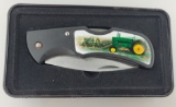 Green Tractor Knife In Tin