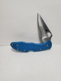 Spyderco Delica 4 Blue Folding Knife