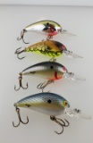Lot Of 4 Bomber Model A Fishing Lures
