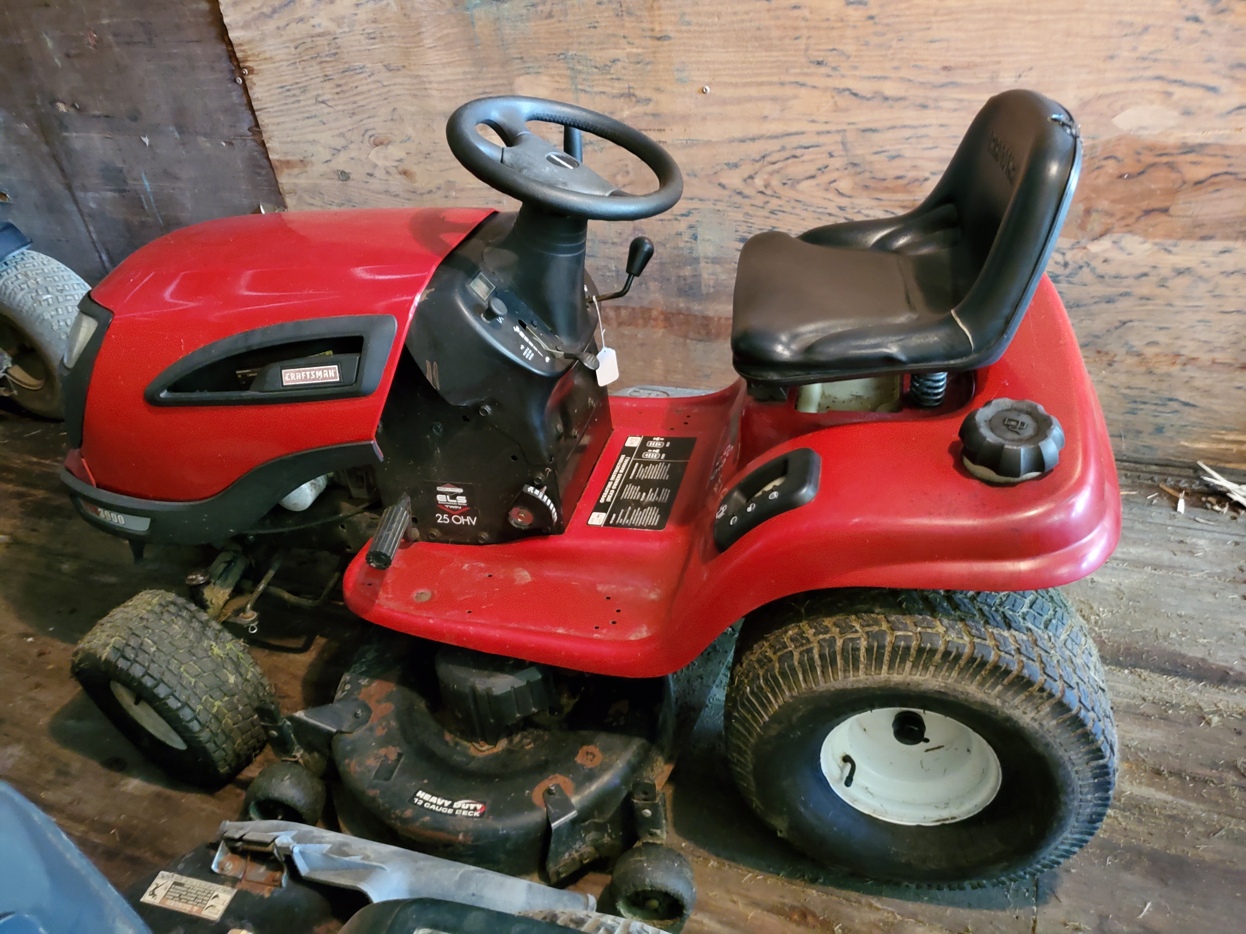Craftsman lt3000 riding lawn mower sale