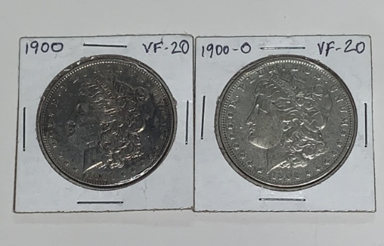 1900 & 1900-O MORGAN SILVER DOLLARS