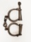 ANTIQUE SHACKLES WITH KEY