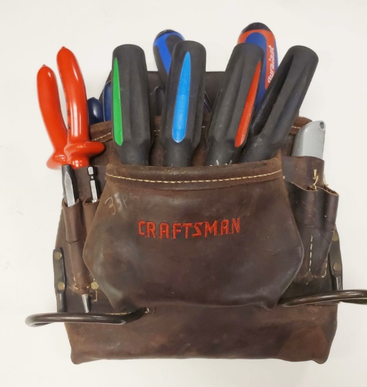 TOOL POUCH FULL OF NICE HAND TOOLS