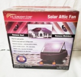 US SUNLIGHT CORP SOLAR ATTIC FAN NEW IN BOX