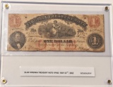 MAY 15TH, 1862 $1.00 VA. TREASURY NOTE