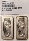 4.23 OUNCES 1972 STERLING SILVER FATHERS DAY BARS