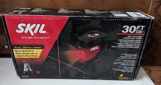 SKIL SELF LEVELING LASER LEVEL (30FT RANGE)