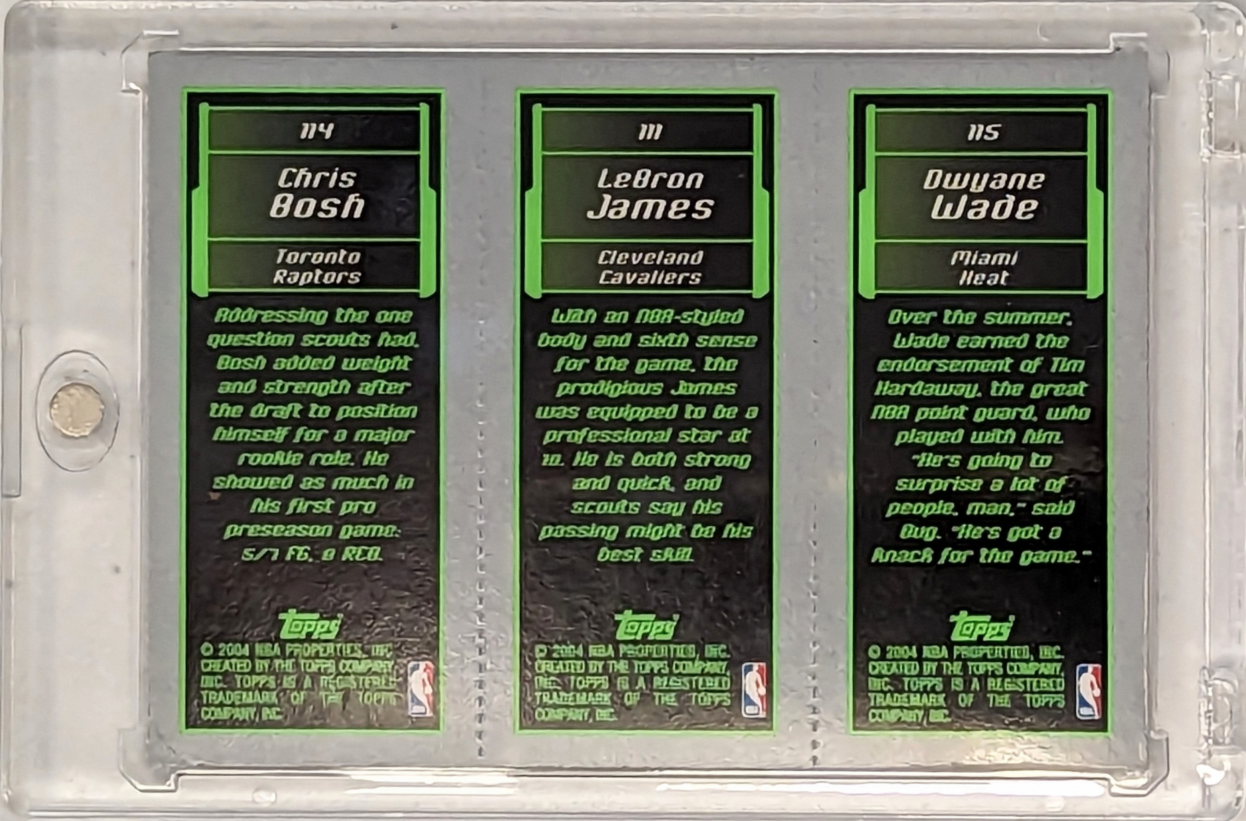 2004 TOPPS MATRIX LEBRON JAMES, D'WAYNE WADE, | Proxibid