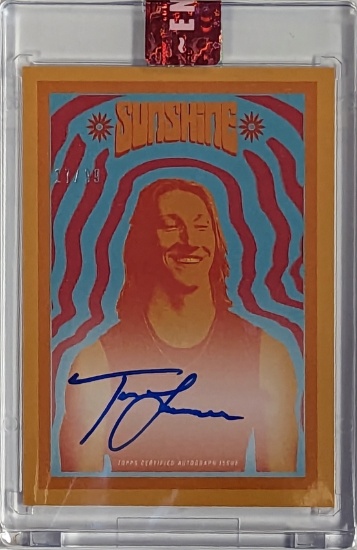 2021 TOPPS X TREVOR LAWRENCE AUTO ROOKIE CARD