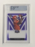 2020 LEAF VALIANT PURPLE TRUE 1 OF 1 TEE HIGGINS PROOF ROOKIE