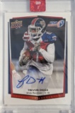 2015 SUPERSTAR TREVON DIGGS UPPER DECK AUTO CARD