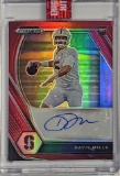 2021 PANINI PRIZM SP /199 RED DAVIS MILLS AUTO ROOKIE CARD