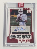 2021 PANINI CONTENDERS DAVIS MILLS AUTO ROOKIE CARD