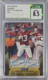 2020 LEAF GOLD TUA TAGOVAILOA AUTO ROOKIE CARD CSG MINT 8.5