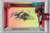 2019 PANINI ELEMENTS SSP /25 RED MARQUISE BROWN AUTO CARD