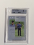 BGS 9 MINT 2001 UD SP TIGER WOODS ROOKIE CARD