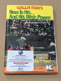 GAI CERTIFIED WILLIE MAYS SIGNED CASSETTE TAPE COVER (WITH CASSETTE)