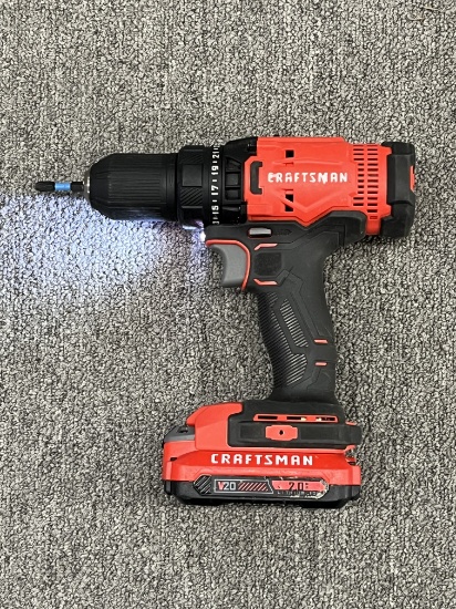 CRAFTSMAN 20V DRILL W/BATTERY