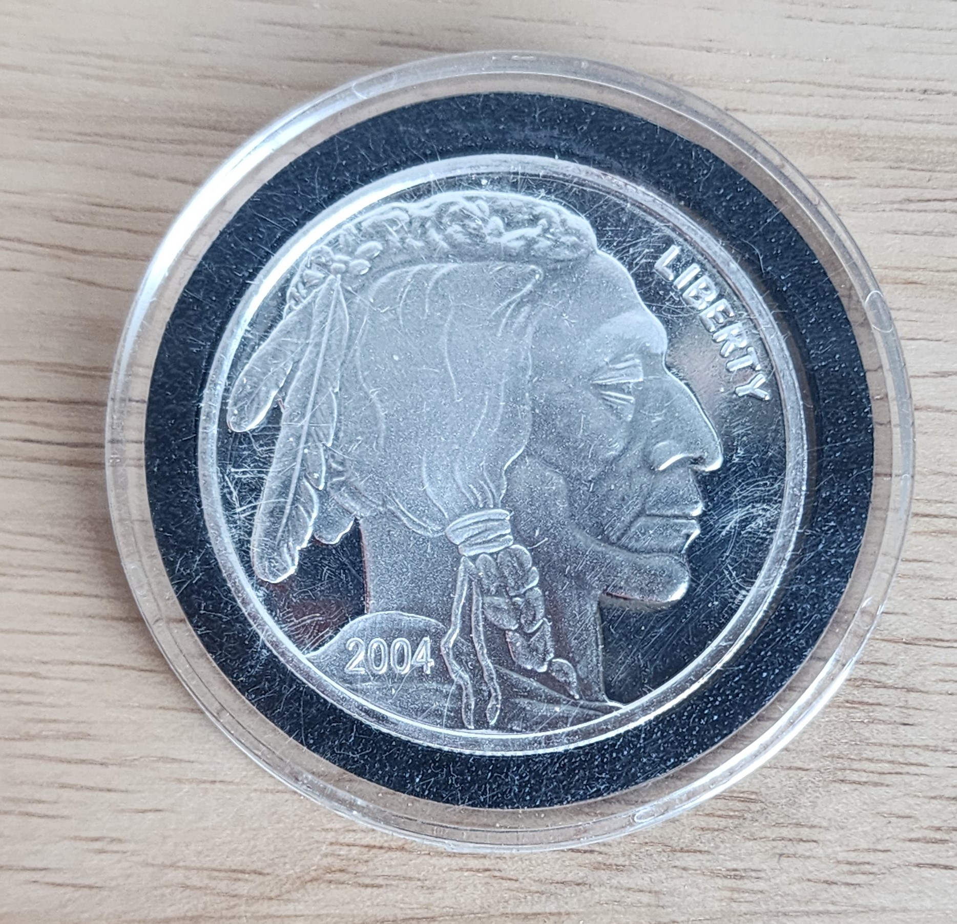 10Z .999 FINE SILVER 2004 INDIAN HEAD BUFFALO | Proxibid