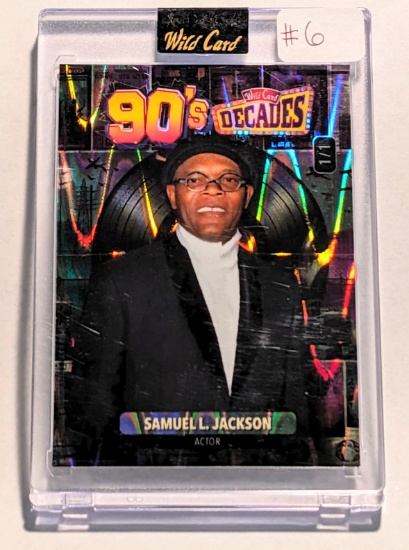 TRUE ONE OF ONE 2024 WILD CARD "1990'S" ACTOR SAMUEL JACKSON