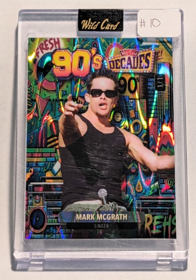 TRUE ONE OF ONE 2024 WILD CARD "1990'S" SINGER MARK MCGRATH