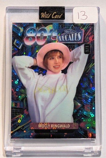 TRUE ONE OF ONE 2024 WILD CARD "1980'S" PRETTY IN PINK, BREAKFAST CLUB ACTOR MOLLY RINGWALD