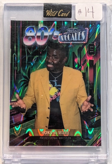 TRUE ONE OF ONE 2024 WILD CARD "1980'S" WWF WRESTLER KOKO B. WARE