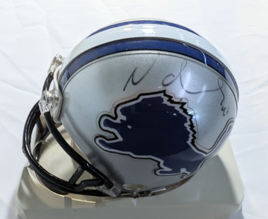 NDAMUKONG SUH SIGNED DETROIT LIONS MINI HELMET W/ COA STICKER