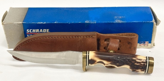 USA UNCLE HENRY 153UH FIXED BLADE HUNTER KNIFE